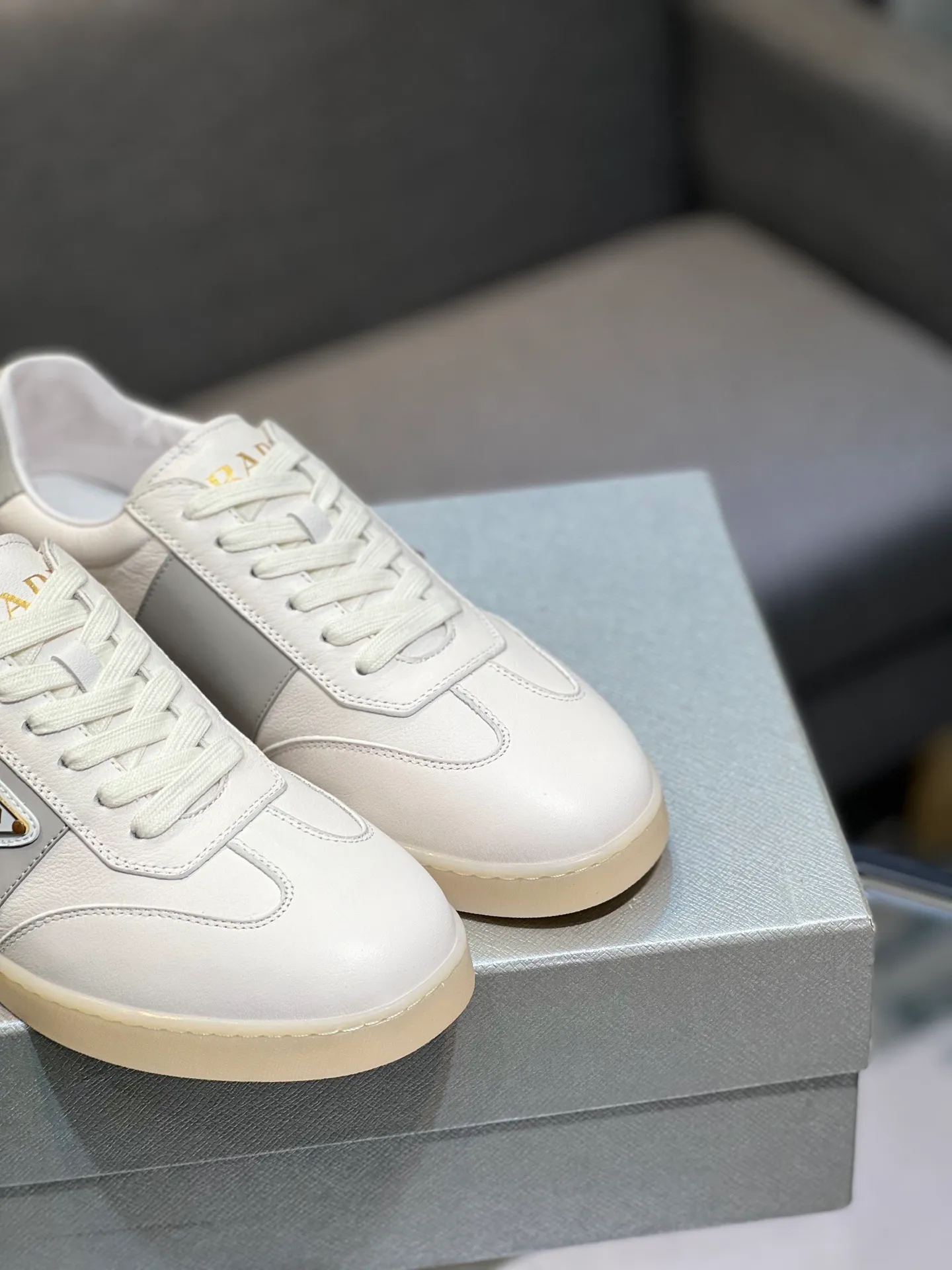 Men's shoes 💰540 [PRADA] Men's shoes are popular in the counter, official website synchronization, 1 high-quality shipment ✔️ Original frosted cowhide + cowhide lining, 1🆚1 replica, original sole, 38-45 (45 customized, non-refundable)